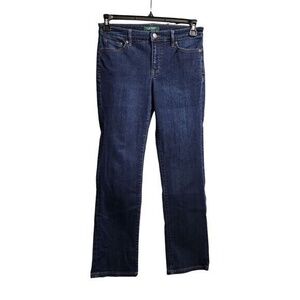 Ralph Lauren Classic Straight Leg Jeans Women's Denim‎ Blue Casual Pants